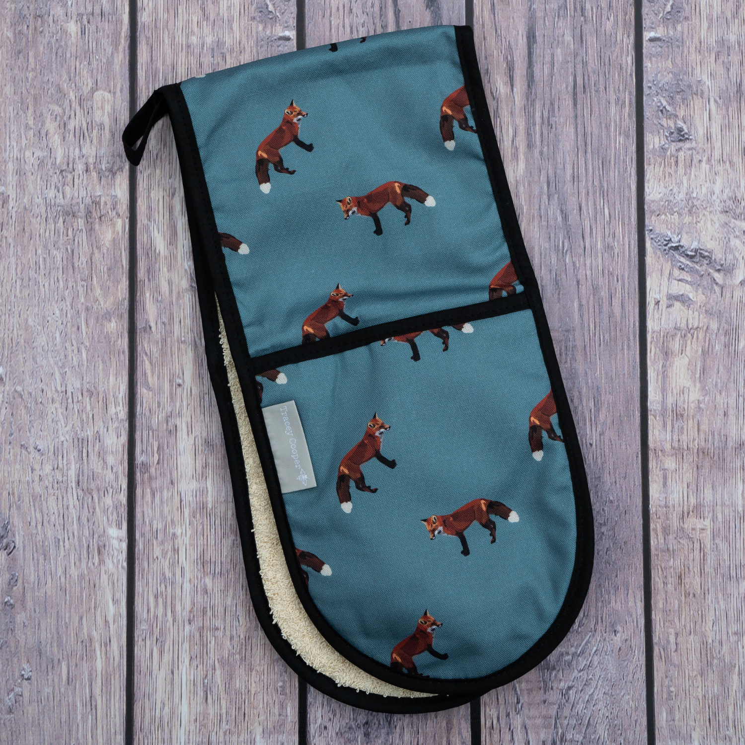Fox Double Oven Glove | Tracey Cooper