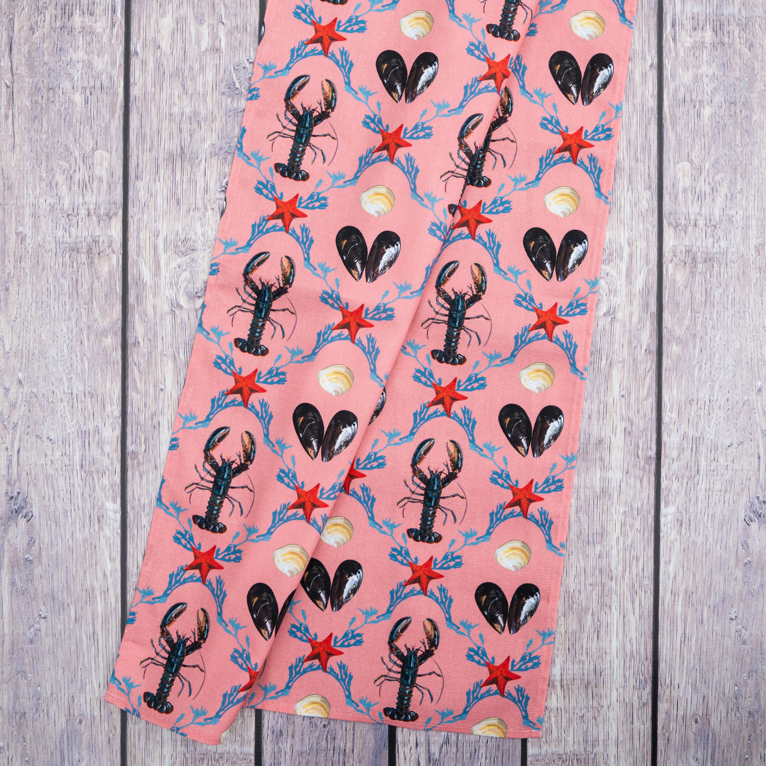 Lobster Tea Towel – British Made Cotton Kitchen Towel