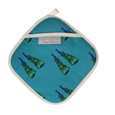 Elegant kitchen pot grab peacock design