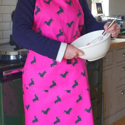 Sausage Dog Apron - PINK