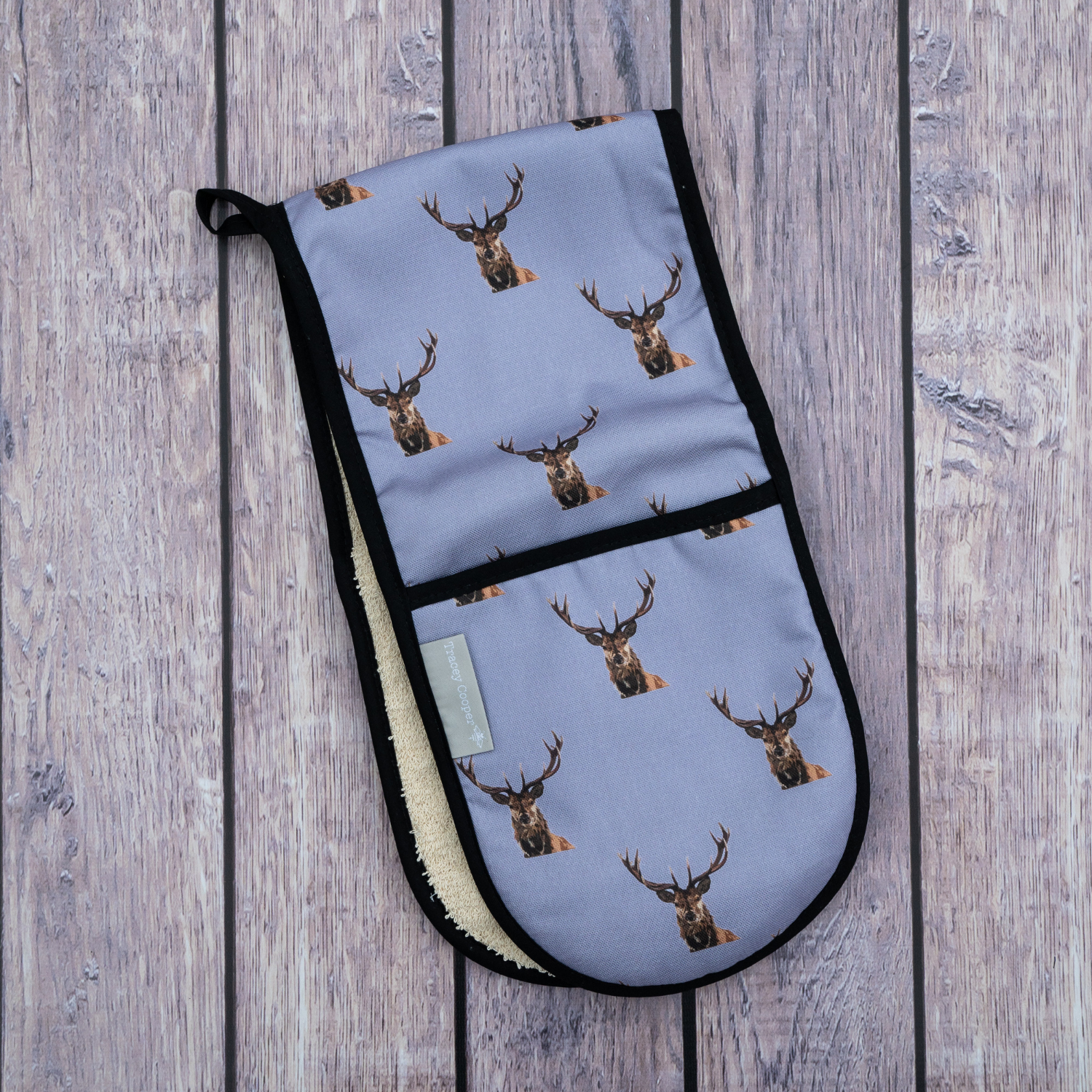 Stag Double Oven Glove | Tracey Cooper