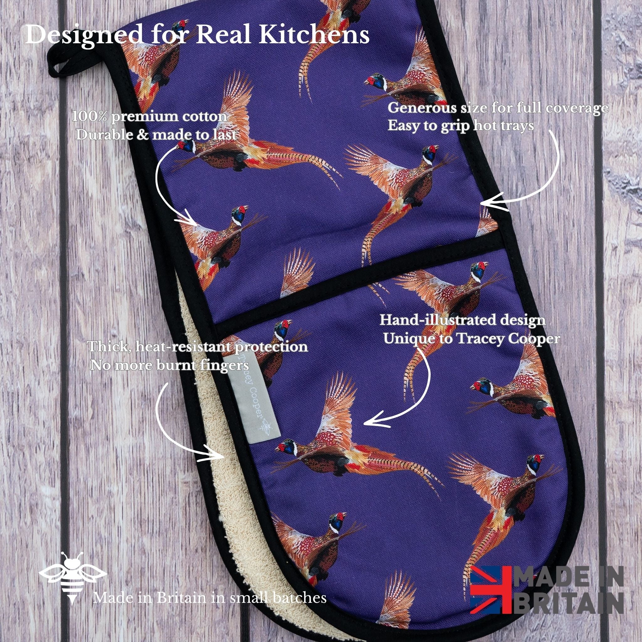 Pheasant Double Oven Glove