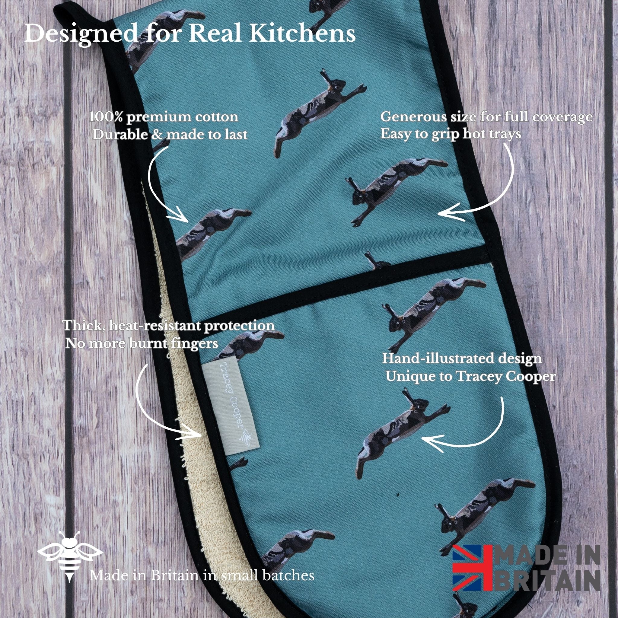 Hare Double Oven Glove
