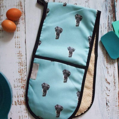 Elephant Double Oven Glove