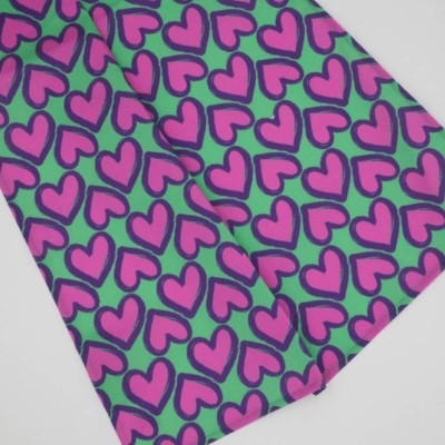 Heart Tea Towel in Green