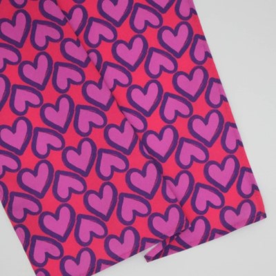 Heart Tea Towel in Pink